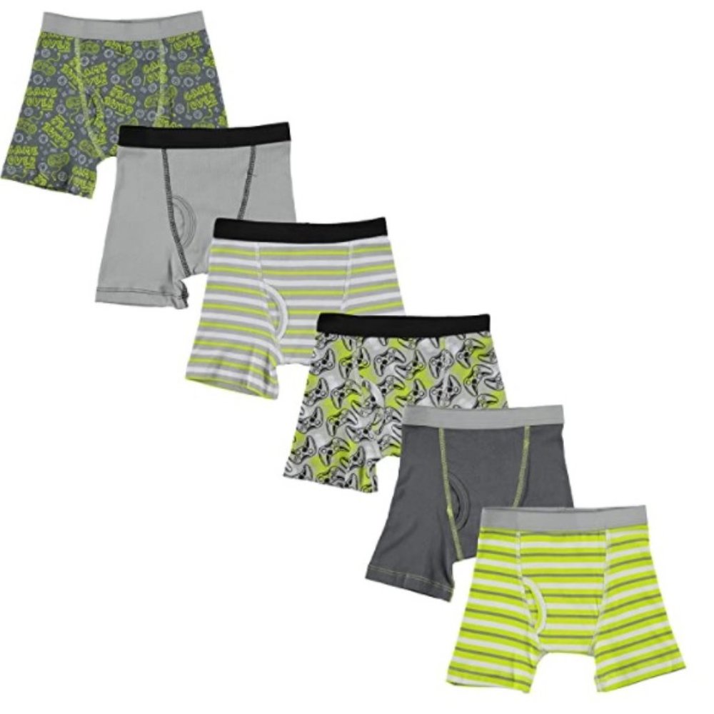 Boys Ten28 by Handicraft 6 pairs Boxer Briefs VIDEO GAMES Sz 4/6 6/8 8/10 NIP